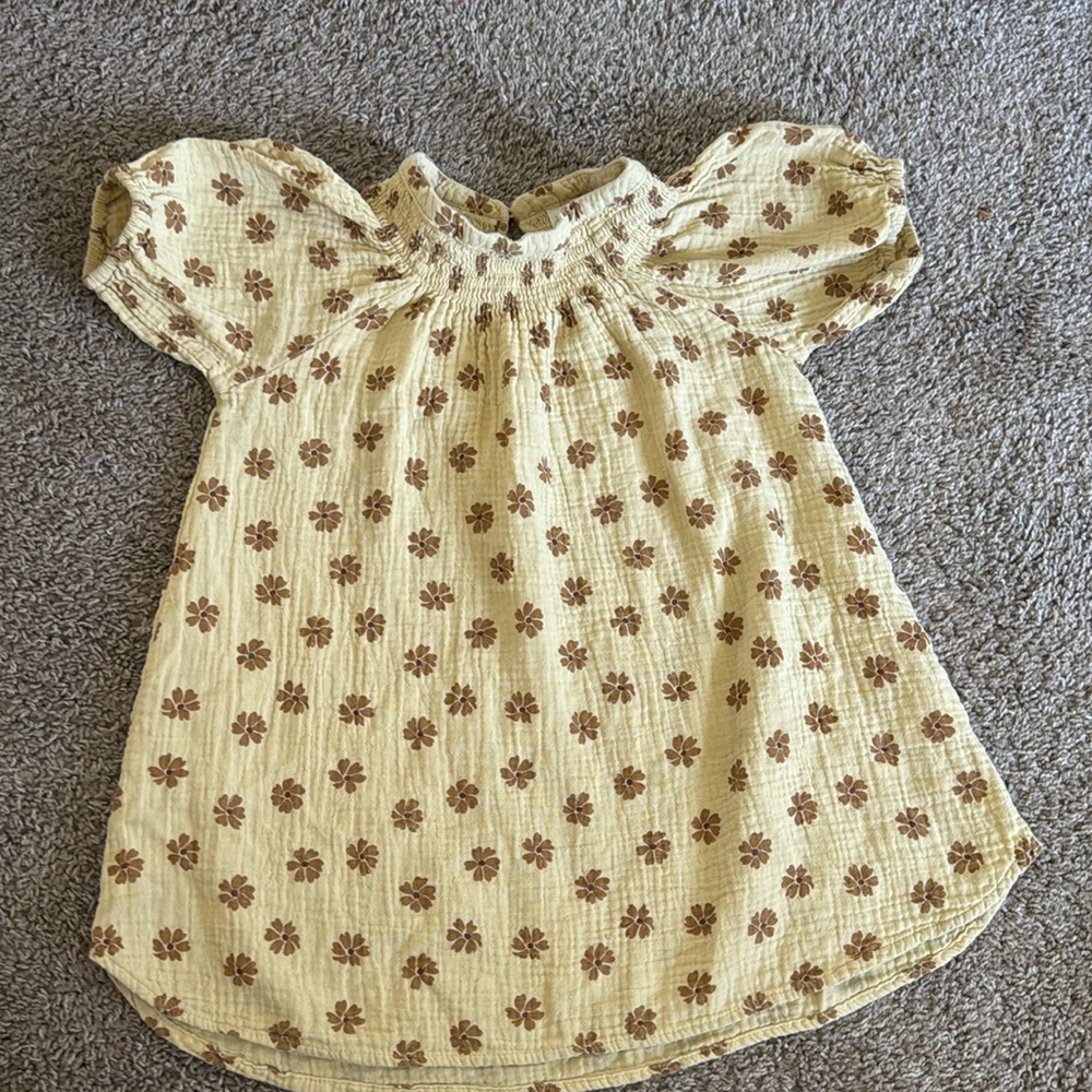 Rylee and Cru floral dress 4-5 Y dress and sun hat!
